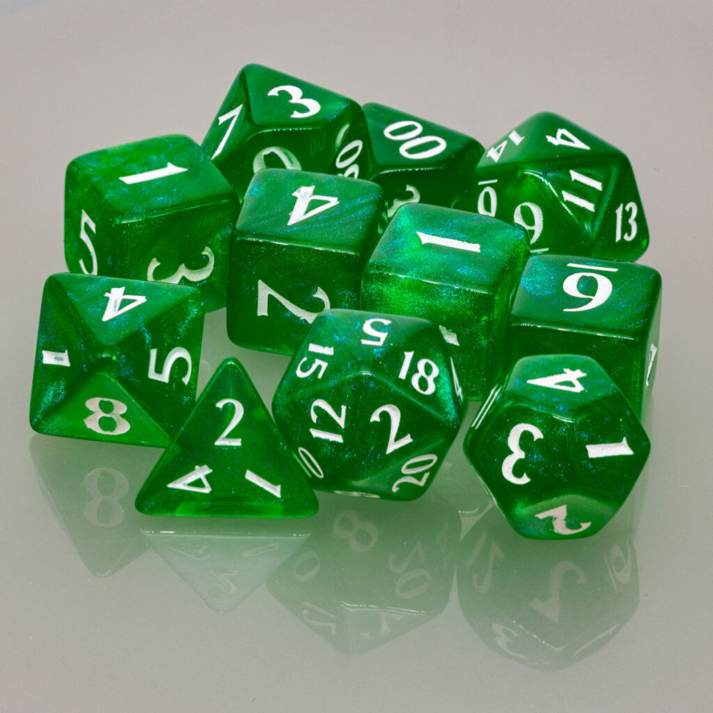 eclipse acrylic rpg dice set 11ct