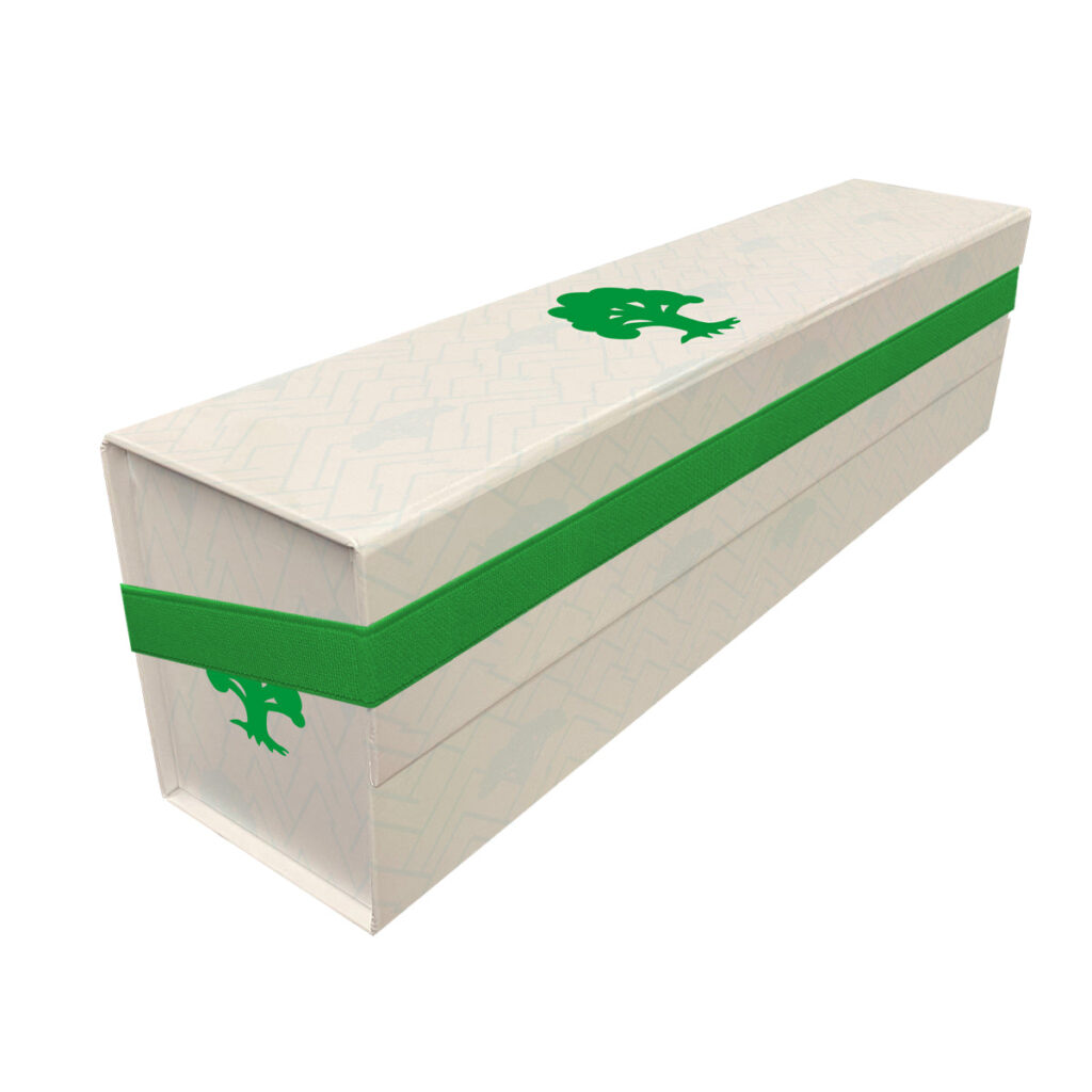 mana 8 flat pack storage box forest for magic the gathering
