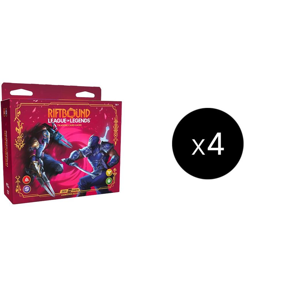 vendetta showdown decks zed vs shen display