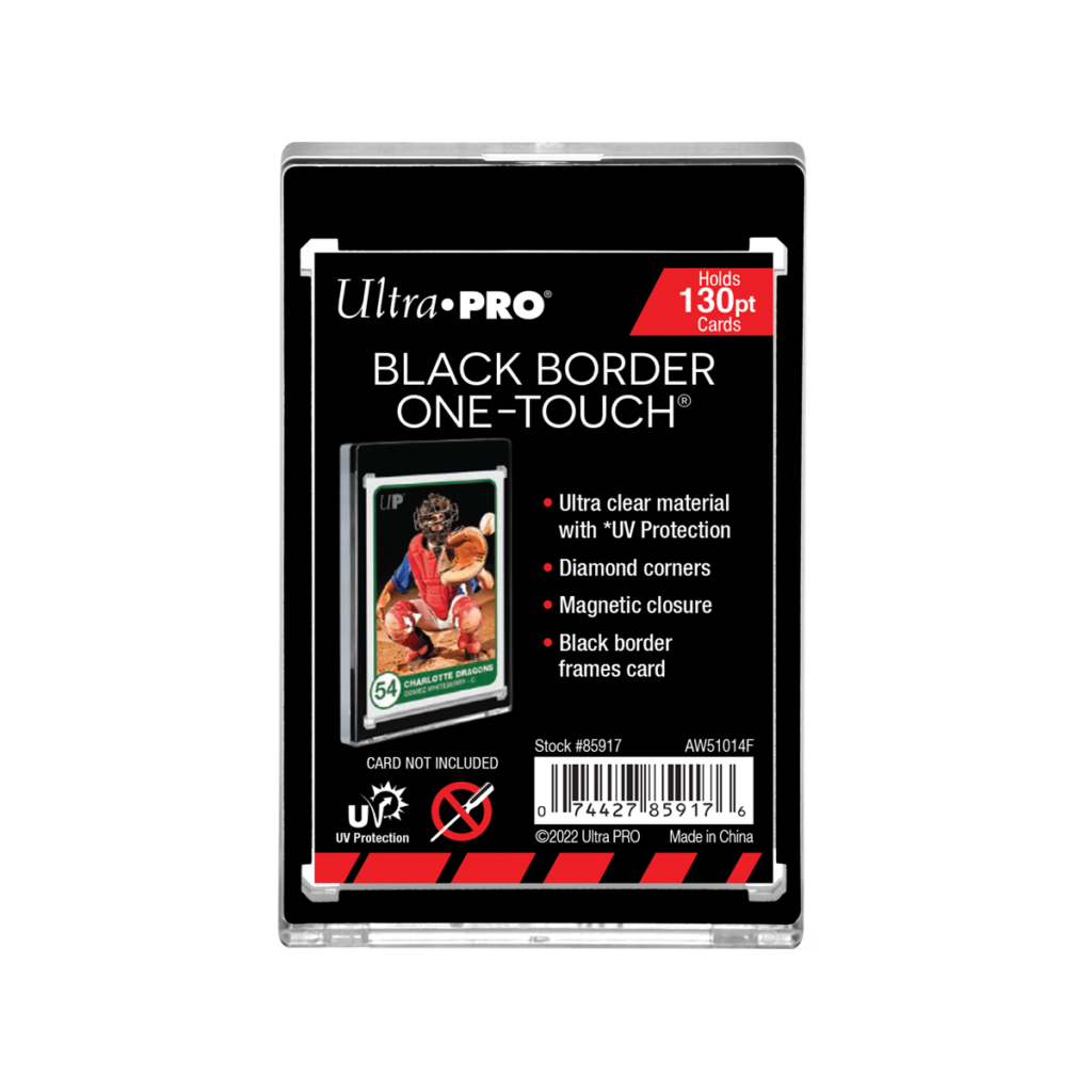 130pt black border one touch magnetic holder