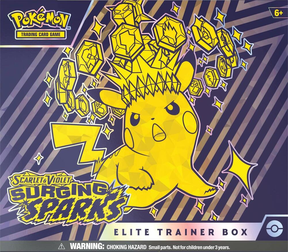 elite trainer box surging sparks
