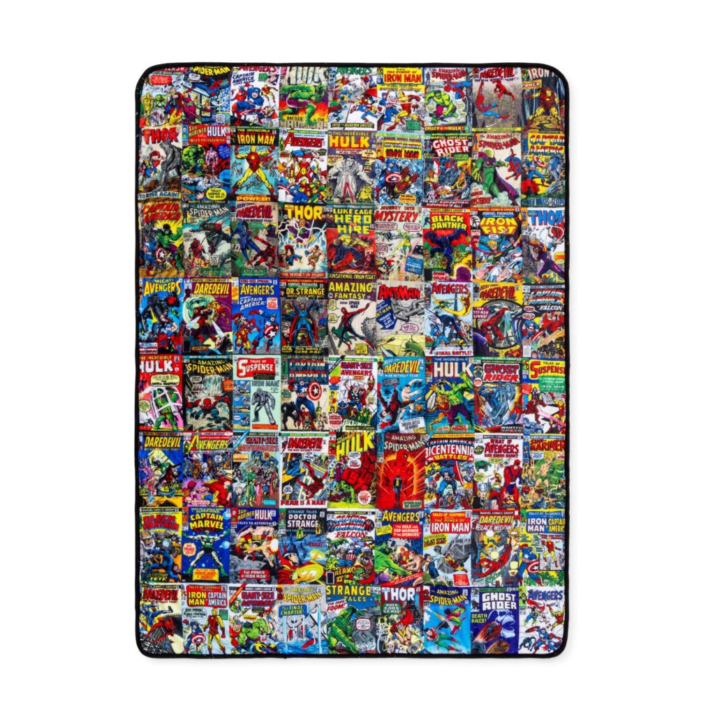 marvel comics covers fleece throw blanket 45 x 60 inches