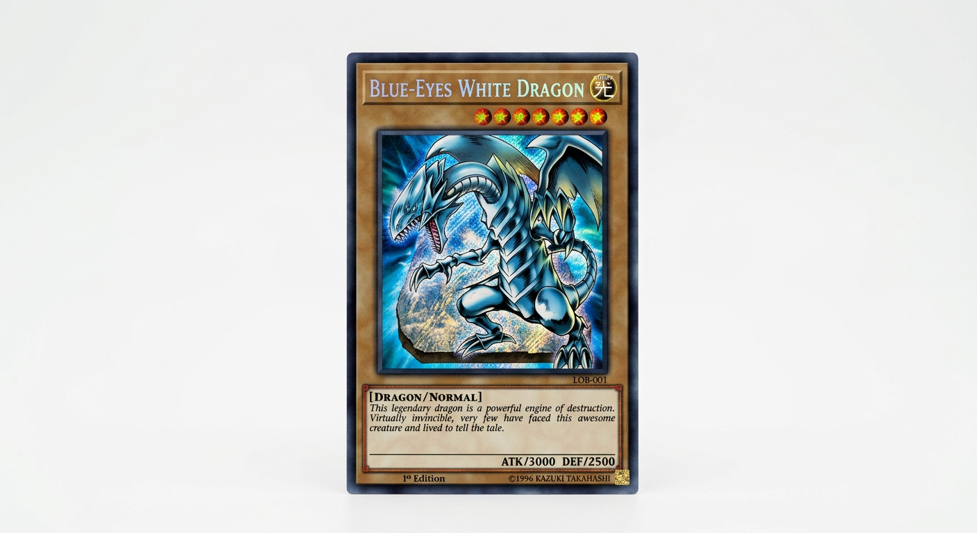 PSA 10 — Blue-Eyes White Dragon (LOB 001)