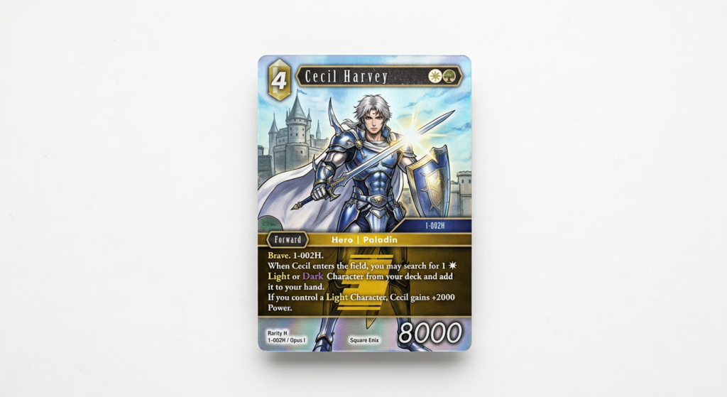 cecil dark knight cecil redeemed paladin fin 91