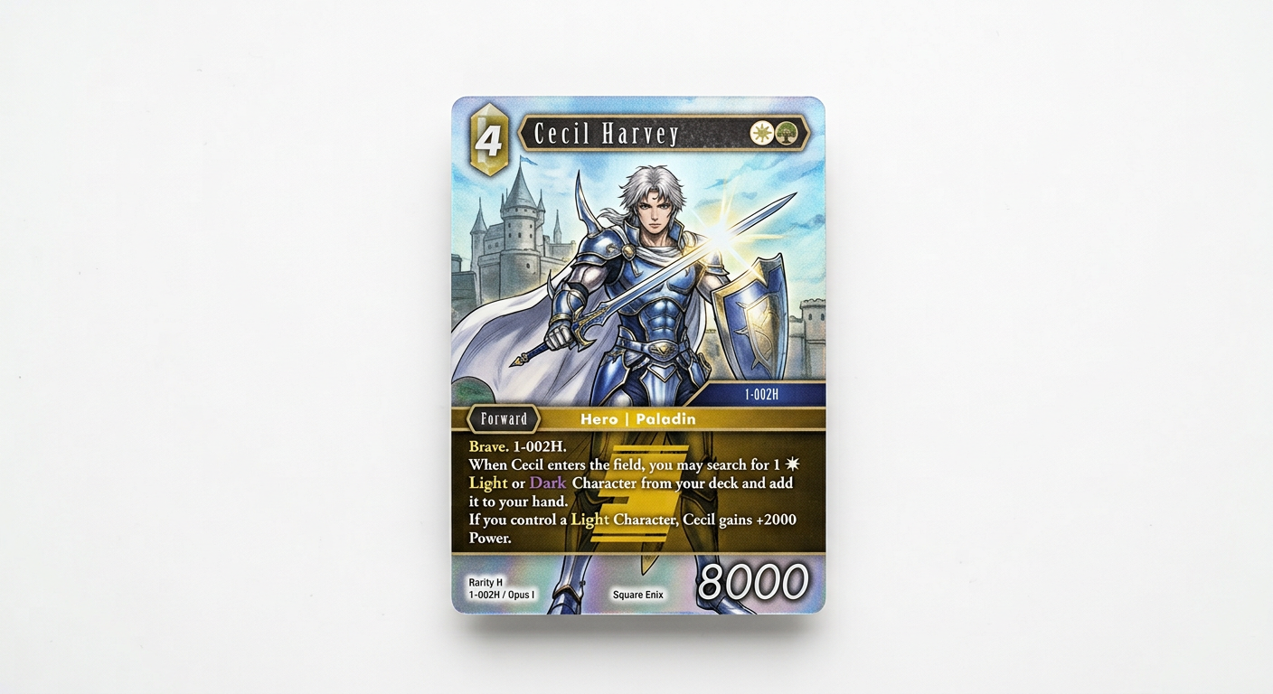 cecil dark knight cecil redeemed paladin fin 91